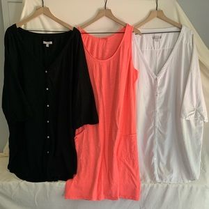 Swim cover ups, sun dresses, skort & sarong, 20w & 2x. Includes Fresh Produce.